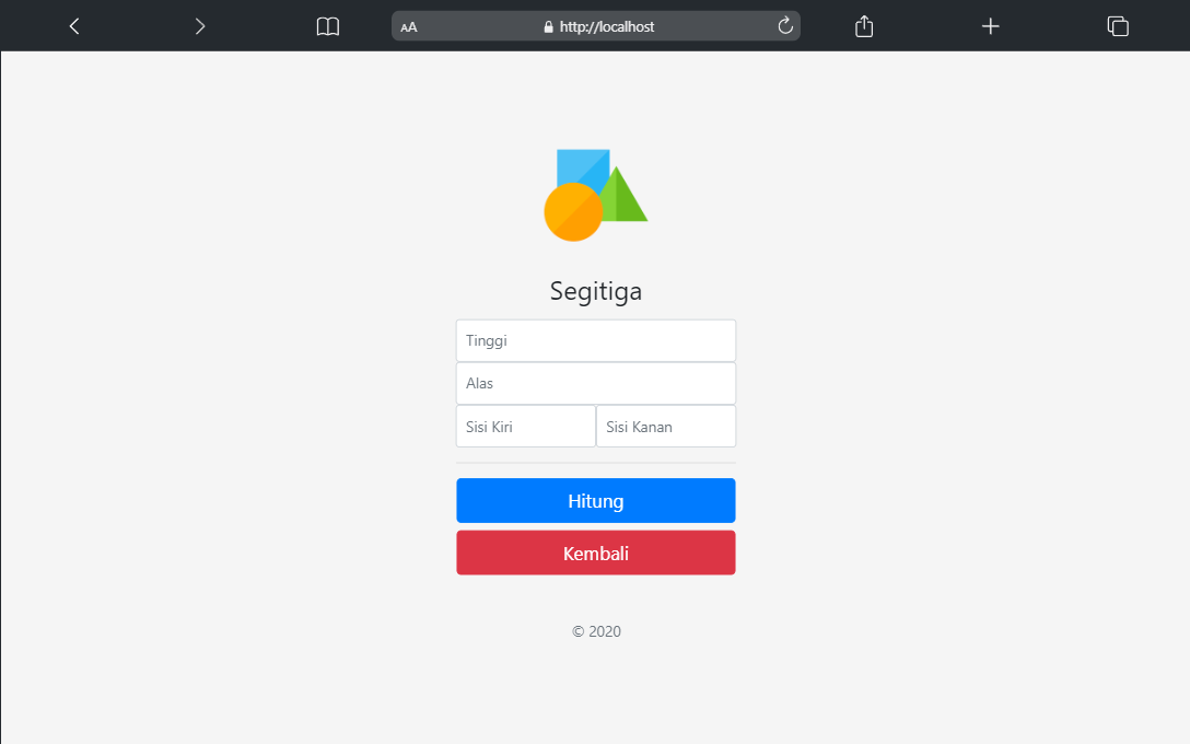 input page